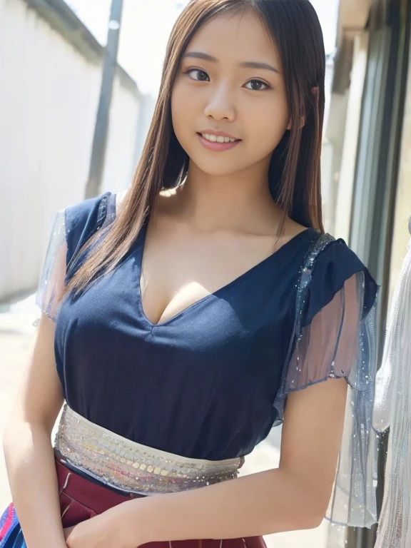 sfw, (((thin face))), (((big eyes, beautiful detailed eyes))), full body, (((big boobs:1.1))) woman, milf, Shiori Tsukada,(extremely detailed CG unity 8k wallpaper), (masterpiece), (best quality), (ultra-detailed), (best illustration), (best shadow), ultra-high res, (realistic, photo-realistic:1.2),1girl, shopping mall rooftop cafe, white shirt with bow tie, puffy eyes, looking at viewer, smile, <lora:Shiori Tsukada:1.0>