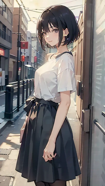 there is a drawing of a girl in a blue dress, soft portrait, halfbody portrait, colored sketch, soft anime illustration, soft digital painting, lofi portrait, speedpaint, cel - shaded art style, color study, casual pose, cel-shading style, soft coloring, color-key painting, inspired by Yuki Ogura, character portrait of me