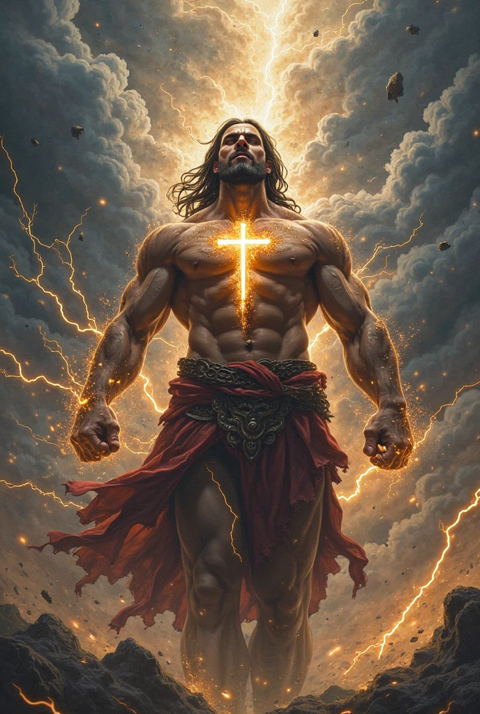 Jesus Fighting Picture