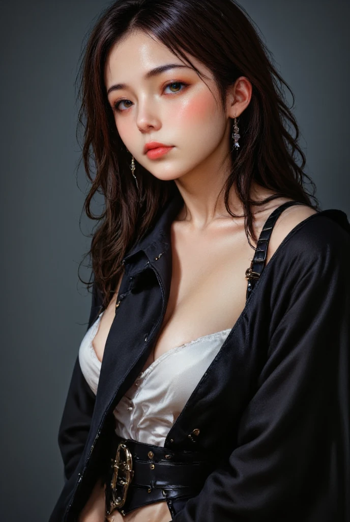 Game Art，Best image quality，Maximum resolution，8K，(A bust photo)，(portrait)，(Head close-up)，(Rule of Thirds)，Unreal Engine 5 rendering works，20 year old girl，((Queen))，The eyes are very detailed，(Large Breasts)，Elegance and nobility，Light，Light线追踪，Game CG，((3D Unreal Engine))，OC rendering reflection mode，4K，Ultra-clear，Sensual，Translucent lace，Fair and plump figure，Pretty Face，Light泽凝胶涂层，身着华贵礼服的Queen，Crystal Gem Crown，Necklace jewelry，blue eyes，The tattoo is very three-dimensional，Gorgeous and intricate tattoo designs，Ultra-clear portrait，Sexy body，Temple Princess，Sapphire eyes，Fine gold and diamond jewellery，Luxurious jewelry，Wearing diamond gemstone jewelry，Gorgeous jewelry all over the body，Pearl Necklace，Diamond Dress，Clothes that sparkle like the starry sky，