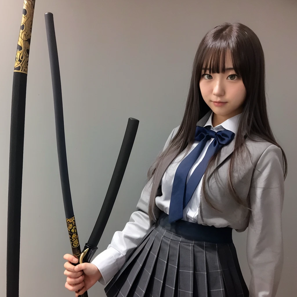 （8K、Raw photography、Highest quality、masterpiece：1.2),(Black Hair、Dark Eyes:1.9),(:1.6)、View your viewers,Front view,White skin,(knife:1.3)、(Tight waist:1.6)、(Clothes that accentuate the shape of the breasts:1.0)、(Big Breasts :1.3)、Slim figure、Ultra-high resolution,beautiful,beautiful fece,(One person、No background:1.9),whole bodyボディー,Japanese women,（reality的：1.37）、Photon Mapping,reality、(Baby-faced and cute: 1.4)、(Cute Smile: 1.8)、(Round face: 1.8)、Radio City、Physically Based Rendering、Depth of field rally background、photograph, (I can see your knees、Thigh close-up:1.8),（:1.6）,whole body、Great quality