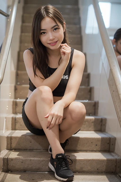 mid night:2.0, (top-quality、8K、32K、masterpiece、nffsw:1.2)、Photo of a cute Japanese woman、large full breasts:1.5、bobhair、Deep V-neckline slip dress, a necklace、frombelow、looking at the viewers、(Luster of sweat-soaked skin:1.0)、(hair wet with sweat:1.0)、Old open-air campsite:1.5、mid night:1.5、Big campfire:1.5、Messy garbage:1.2、 Drunk、red blush、Performing a bizarre dance with a wine bottle in both hands:1.5, ((Open legs))、Sexy sweet laugh、Spread your arms、 Show me the armpits、Show me your panties:1.5, Trees that get messed up:1.2,