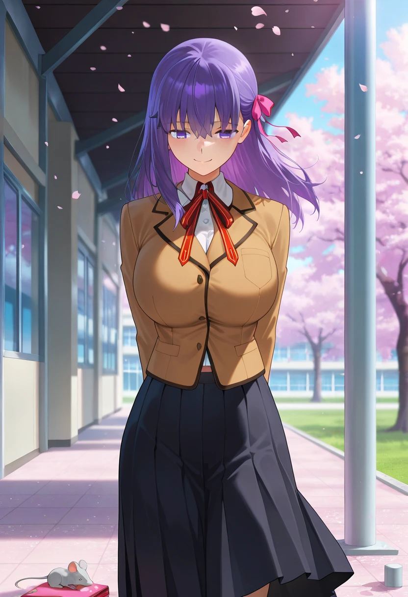 (masterpiece, highres, 8K, highly detailed, intricate, colorful, vibrant image, sharp focus, digital blending, 4K, trending on pixiv, best quality:1.3) Ingrid ((mid high school uniform)) solo, mature female, 40yo, milf, curvy (dark skinned female:1.15) dark skin, posing, classroom, book, book on table, full body, sitting on chair, leaning to table (caring look:1.2) looking at viewer, cowboy shot, pink hair, very long hair, forehead, hair intakes, purple lipstick, makeup, mole under mouth, yellow eyes, perfect eyes, perfect face, ultra detailed hair, ultra detailed face, earrings, ultra detailed lips, large breasts, ultra detailed lipstick