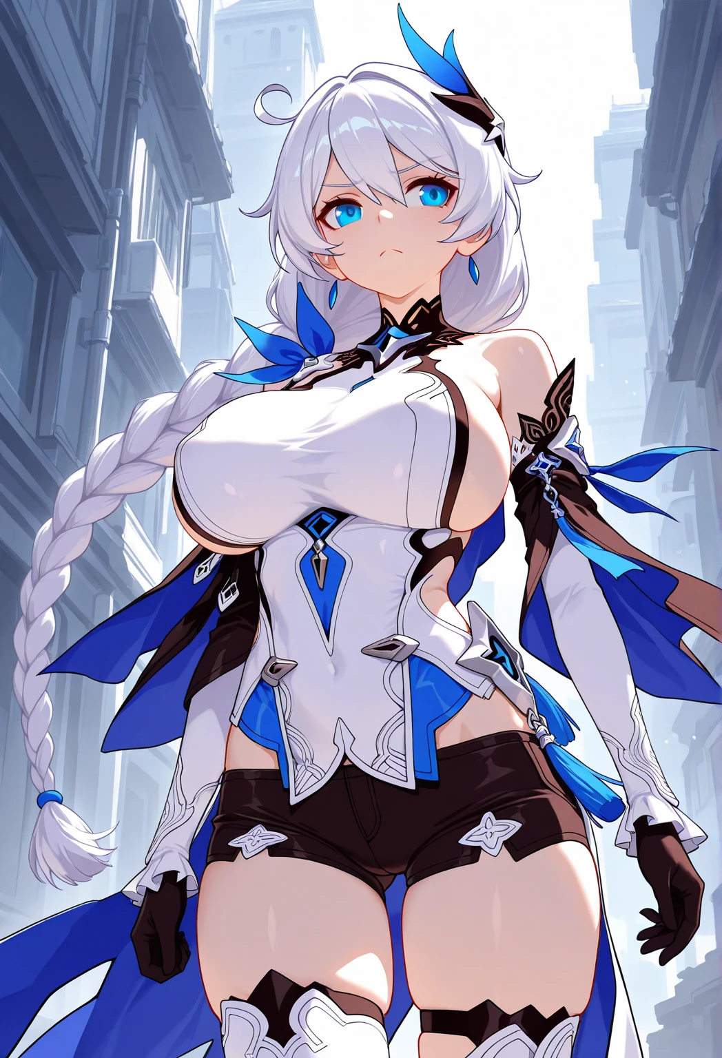 Nasheed_Genshin Long hair、(Purple Eyes 2.0)、bangs、Pointed ears、Hair accessories、White hair、Symbolic eyes colorful hair、Side Ponytail、Gradient hair、(Purple Hair2.0)、Hair between the eyes、Interpupillary cross,Awkward,blush,(Perfect hands),(Perfect anatomical structure),(masterpiece),(best quality),((masterpiece、best quality、Very detailed)、((A girl))、((Purple Hair、Very long hair、Cover your eyes))、Pink Eyes、Smile、((There are many piercings))、((Very large breasts))、Cowboy shooting、Shot from below、Office Background,((best quality)), ((masterpiece)), (detailed), (character focus、Breast Focus,whole body), Anime 2D Rendering, Realistic young anime women, Five fingers, Perfect face, Beautiful details, Beautiful Body, Beautiful breasts, Beautiful thighs, (Huge breasts)、Beautiful Feet, (Fair and beautiful skin), baby face、 12 year old girl、A girl、 ((Bunny Girl、(Black pantyhose), ((Grin))、She turned her face and body toward the audience,Beautiful face and charming smile,eternal,Hair Cover your eyes,(Large Breasts),比基尼,Shy,Exceed,Thick Legs,Succubus,Fascinating three-dimensional,Fascinating three-dimensional,Fascinating three-dimensional,Magical girl,Black shiny,((前发Hair Cover your eyes)),night,No backrest,whole body,Purple Hair,Purple Eyes,Bare legs,Backless,Long hair