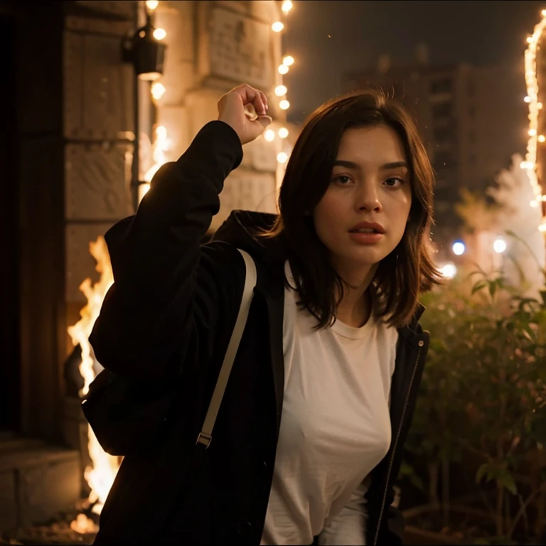 (Best quality, 8k, 32k, Masterpiece, UHD:1.2) "Transform the setting into Linkon City from Love and Deepspace. Picture a futuristic urban environment with sleek skyscrapers towering into the night sky, their surfaces reflecting the glow of neon lights in shades of pink and purple. The streets should be lined with advanced, yet elegant infrastructure, featuring softly illuminated pathways that lead through lush, romantic parks with floating benches and holographic flowers. The atmosphere should be one of high-tech sophistication mixed with a sense of romantic allure, where the cityscape exudes a blend of modern architecture and gentle, ambient lighting. The sky is clear, with flying vehicles gently gliding through the air, and the city’s iconic skyline in the background, showcasing the perfect fusion of technology and love."