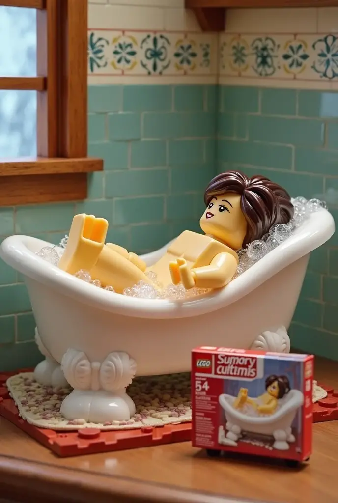 23 year old woman standing in the bathroom, wet body, next to a small doll left side. Hair. Straight and loose ash brown hair. She's nude ((completly nude!!!)) ((no traces of clothing)), not censure!!!, maximum details, ((master part)), ((Realistic)), (Os detalhes), (fotorrealista:1.5), HDR, Maximum sharpness, 8K BRUTO, good lighting, foco nítido.