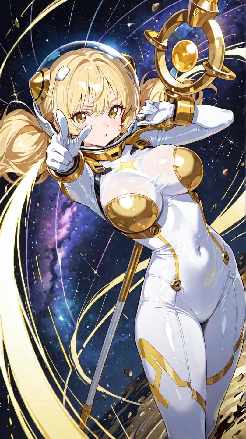 (masterpiece:1.2, Highest quality),(Very detailed),8K,wallpaper,1 female,Mature Woman,4,Sentai heroine colorful, Muscular,((white line on vivid yellow metallic squadron suit)),(((betterhand))),(The background is aurora rainbow),Random hairstyle,Random pose,(((Beautiful female hands,detailed drawing of a hand))),cyber punk,((Beautiful trading cards,gold framed)), ((cameltoe)),