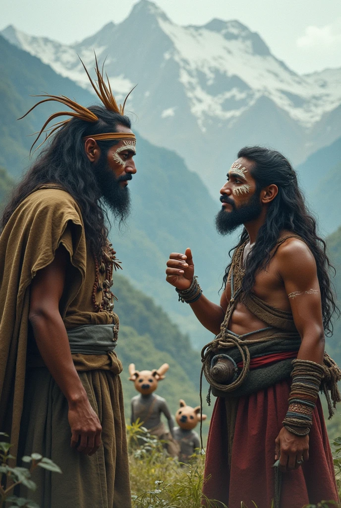 ultra Realastic of a image of lord shiva angry and destroyed background and a male cow with a face painted on, god shiva the destroyer, lord shiva, inspired by Kailash Chandra Meher, shiva, cyborg hindu godbody, hinduism, indian god, gawr gura, hindu aesthetic, trending on Debian art ,avatar image, by Sava Šumanović