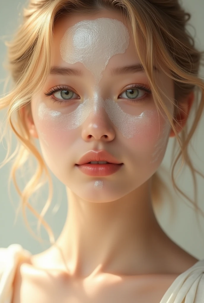 (Tabletop、highest quality、8k、Award-winning works、Ultra-high resolution)、One cute girl、(Face close-up:1.6)、(Semen-covered face:1.5)、(nude:1.2)、(Pure white background:1.3)、Facing forward、(Beautiful glossy, moisturized and smooth blonde hair:1.1)、(Sparkling golden eyes:1.3)、Long Hair、(Long Bangs:1.1)、(Dark red lipstick:1.1)