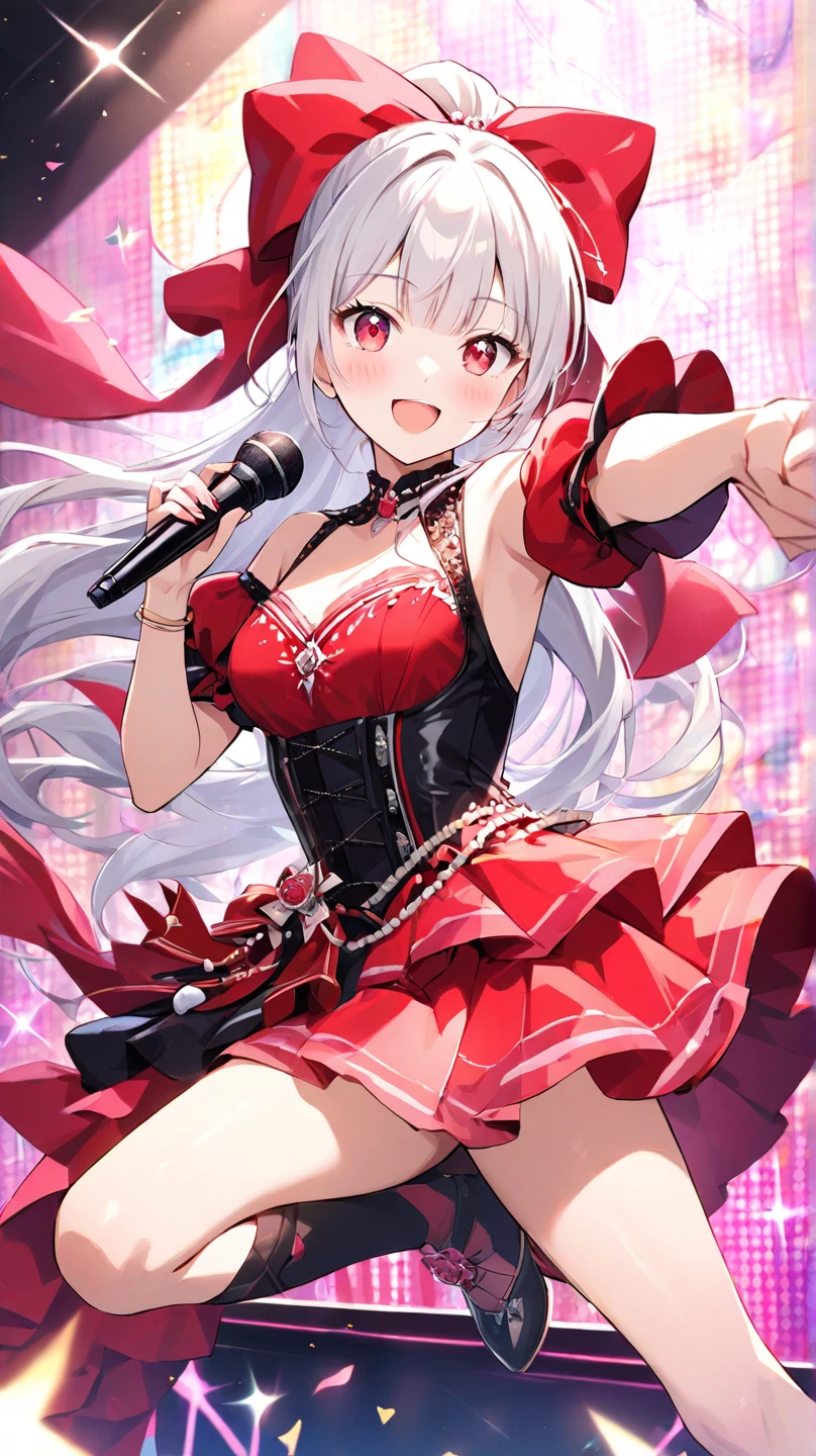 Highest quality,masterpiece,Idol Unit,Live Stage,Extreme Swimsuit,Small live music venue