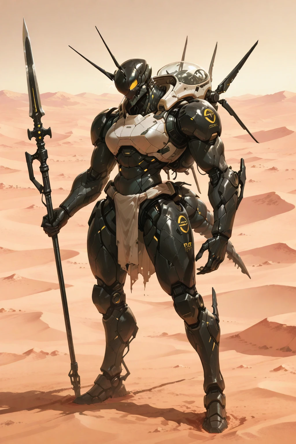 (((An epic and visually stunning digital anime masterpiece featuring a sylphlike masculine ((male:1.5)) decorated military soldier clad in a sleek yet tactical armored yet decorated leather military trench coat:1.2))), (((flat masculine male chest:1.5, mechanical mecha knight head with a narrow visor:1.5))), (((the character adorned in a (scifi tactical armored open front trench coat with a built in exoskeleton, hood pulled up) (over a form fitted armor plated yet super sleek and revealing under suit with waist cut outs), the armor plating on the upper arms and shoulders beautifully engraved))):1.4. The image showcases the intricacies of the character’s armor and clothing:1.5, ((capturing their flamboyant essence and heavy mecha aesthetic:1.2)). The character also possesses an androgynous charm, (((with slim yet heavily muscled physique:1.2, sylphlike with a sleek waist, toned yet beautifully sleek cybernetic arms:1.3, mechanical arms and legs:1.3, mecha muscles:1.3))), looking at viewer, (((brass metal armor and brown leather, dieselpunk:1.3)))