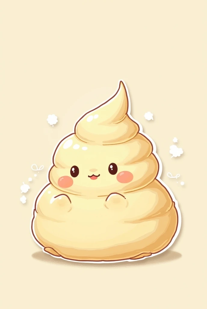 Cute dumpling character remove background and smoke and make it small and cartoon 
