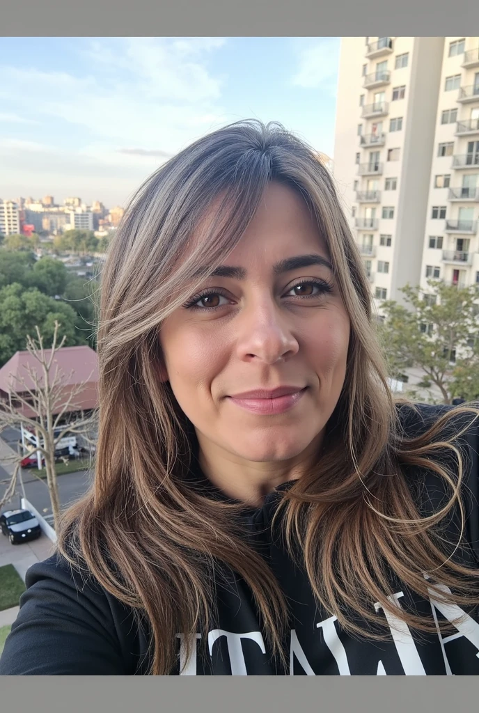 woman in a green shirt in front of a photo of a building, by Felipe Seade, Caroline Gariba, fernanda suarez, Carola Rubio, by Verónica Ruiz de Velasco, malika favre, embaralhamento dos namorados, por Silvia Pelissero, powder Nándor Katona, by Almeida Júnior