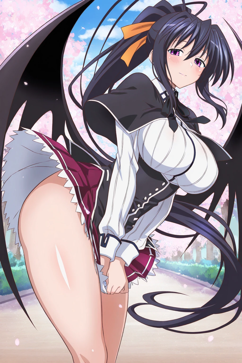 1boy, tidy, futanari, Vulgar underwear, fuck sign, fuck gesture, middle finger, vulgar gesture, sexual gesture, sexual appeal, tattoo, lewd crest, Bulge between the legs, tiny girl, young girl, mesugaki, mesugaki smile, white dress, neat, black hair, long hair, Flat chest, big buttocks, thick thighs, Teasing, naughty looks, heart eyes, Vulgar underwear, fellatio gesture, fuck sign, fuck gesture, middle finger, vulgar gesture, sexual gesture, sexual appeal, He points to his own crotch, tattoo, lewd crest, tidy, Focus on the girl, glossy skin, oily skin, Gravure, pinup, junior idols, Sound, Clothing, vigorous, Dating, Masterpiece:2, Top Quality, high Quality, Very Detailed, ultra High Resolution, super High Resolution, Beautiful Detail, Dynamic angles, perfect lighting, 8k, Animation Style, cartoon style, game cg,