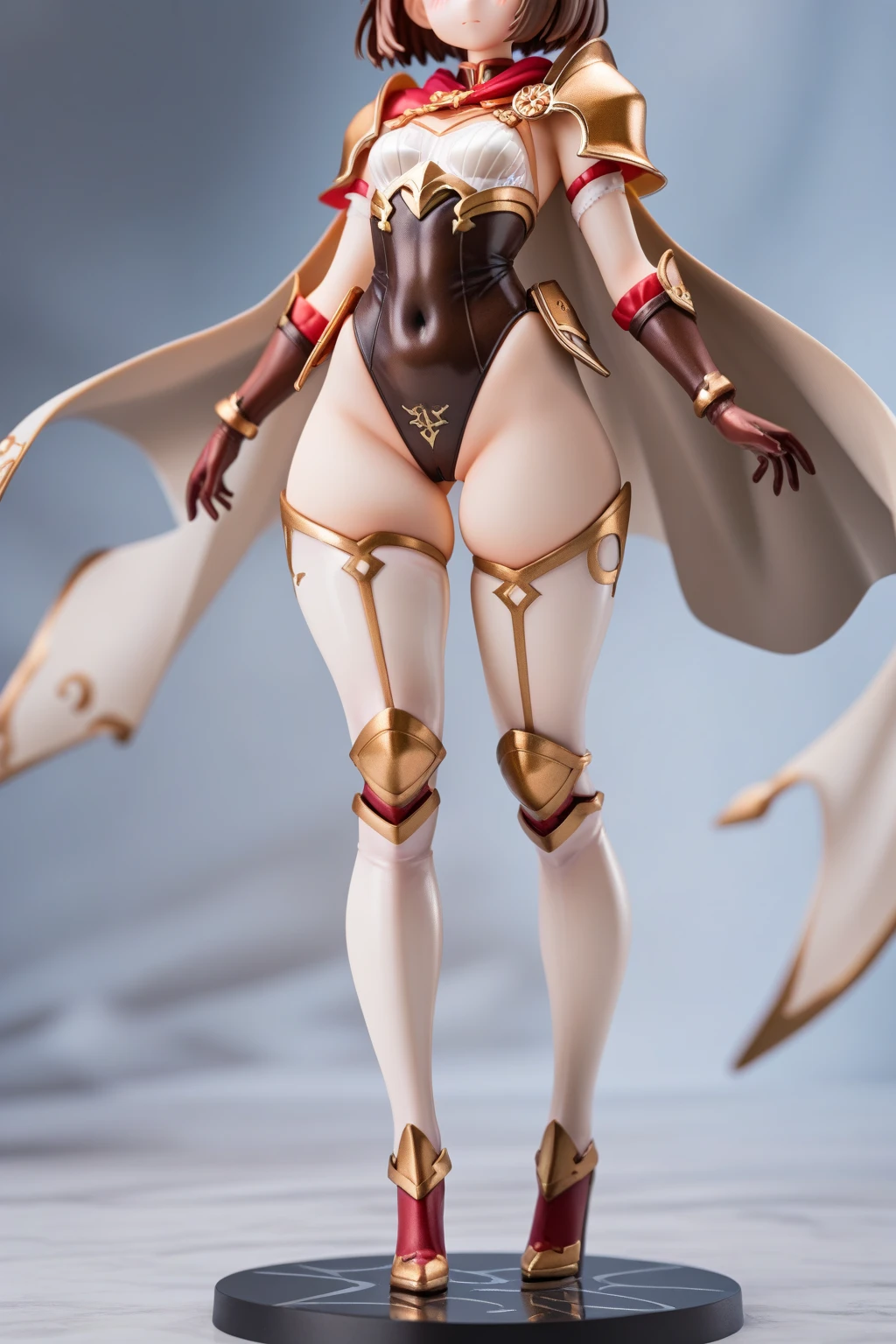 beautiful girl,Short black hair。Chest,slim figure,One-piece swimsuit,Japan Armor,Bare Legs,Straw sandals,warrior,Imperial Palace of Japan