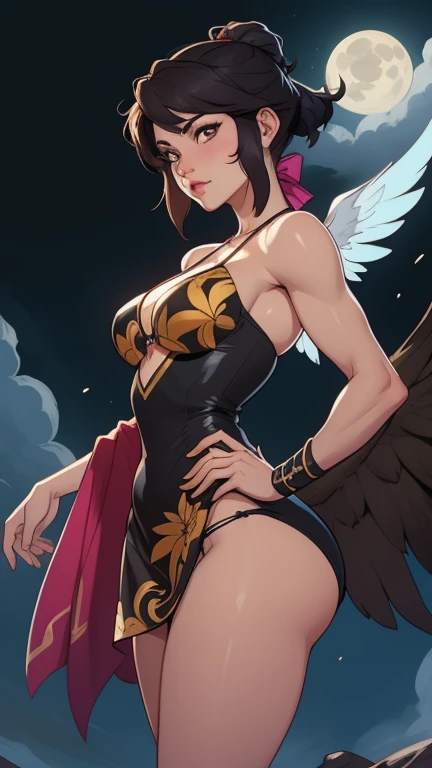 desnudo completo, Eliza de Skullgirls, cuerpo completo , Flaco, salsa, pecho perfecto, cara cachonda, tetas grande, sagging chest, pezones oscuros, pecho afuera, piernas sexys, Grandes piernas, piernas abiertas, hairy pussy, culo perfecto, pezones perfectos.