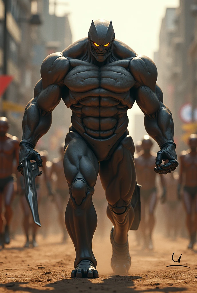 Handsome muscular man with 250 kg in underwear, walking on beach big muscles, big breasts, measures the size of a building, destroying city, muscular, big biceps, It measures 5 meters, muscular legs, mega musculars, He has many muscles, big breasts