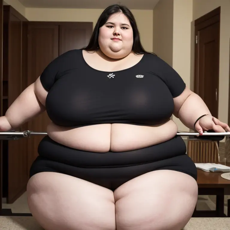 Extremely Morbidly Obese Greek girl