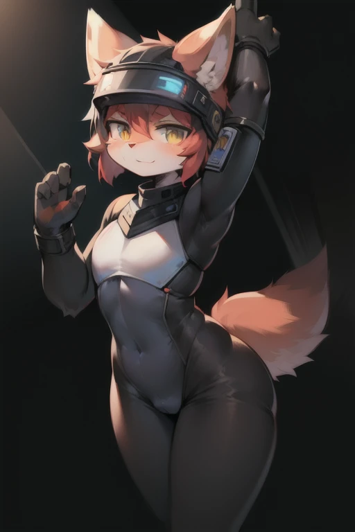 score_9, score_8_up, score_7_up, score_6_up, score_5_up, score_4_up, rating_explicit, source_furry, female, cute anthro female, cute face, detailed background, looking at viewer, (solo, solo focus:1.4), (no nipples, no vagina:1.2), (digital pen line-art, soft lines, soft shading, pinup, cartoon, anime:1.2), busty, shorthair, tkkathrin, (seductive smile:1.4), spotted fur, (spaceship:1.1), (sci-fi full bodyarmor:1.4), bushy tail, short hair, looking at viewer, sideboob