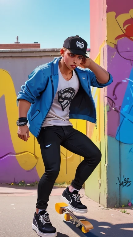 Boy stretching