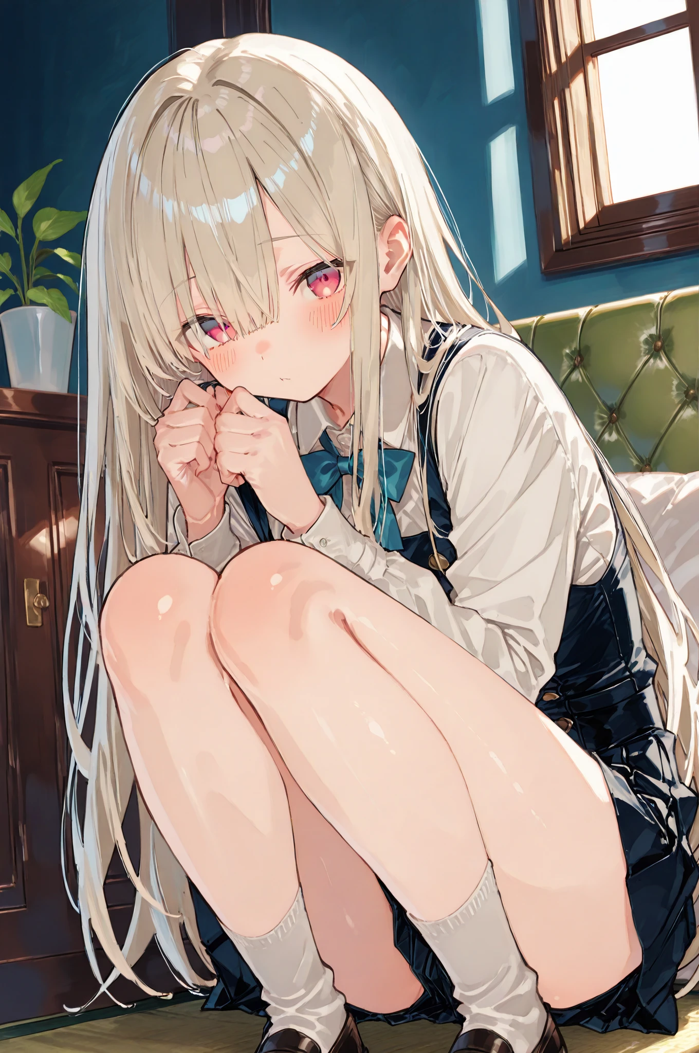masutepiece, Best Quality, Extremely detailed,top-quality、Full limbs、complete fingers、Slender beauty、Solo,knee high、Small eyes、a junior high school student, Sleeping, (Sweating:1.3), Bedrooms、Wearing school uniform and bra、Lying down, Wet hair,(flat chest, small tits),Vibrator,(The vibrator is inside her:1.2),(Love juice is dripping from her crotch:1.2), Coercion of sexual sensations, blush, Heavy breathing, (Steam breath:1.2), Spread legs,widening the uterus,(Trembling girl),(masturbation:1.5),Ecstasy, (orgasm:1.3),(Breasts out:1.3),Bottomless,Tears at the corners of the eyes,clit, Vagina, 8K, 超A high resolution, Official art, Illustration,