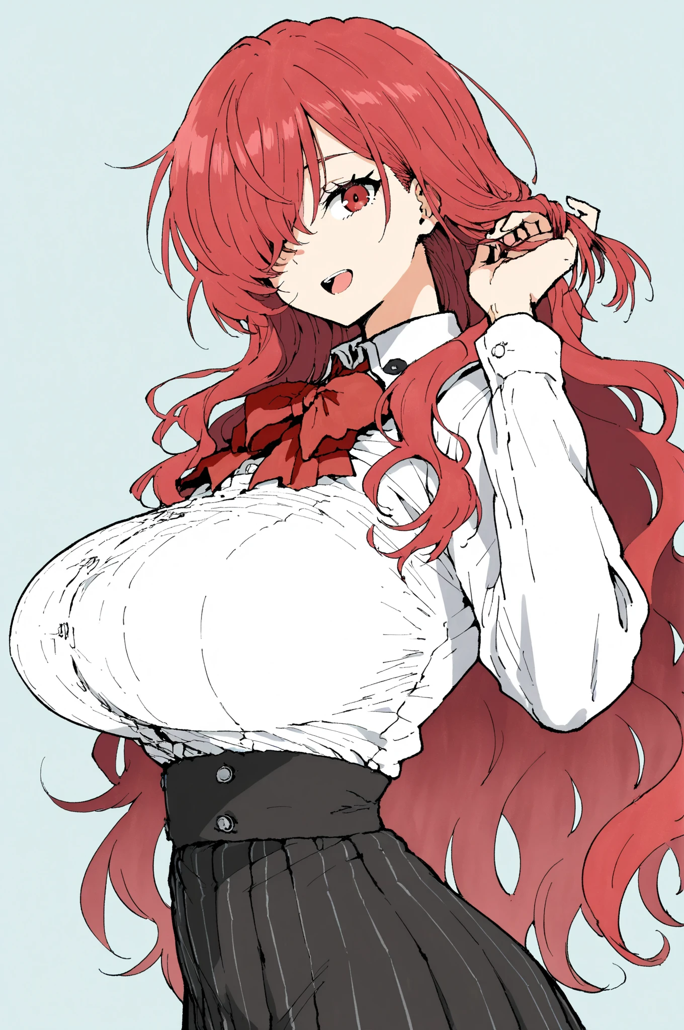 Rias Gremory, highschool dxd, little clothes, large breats, red hair