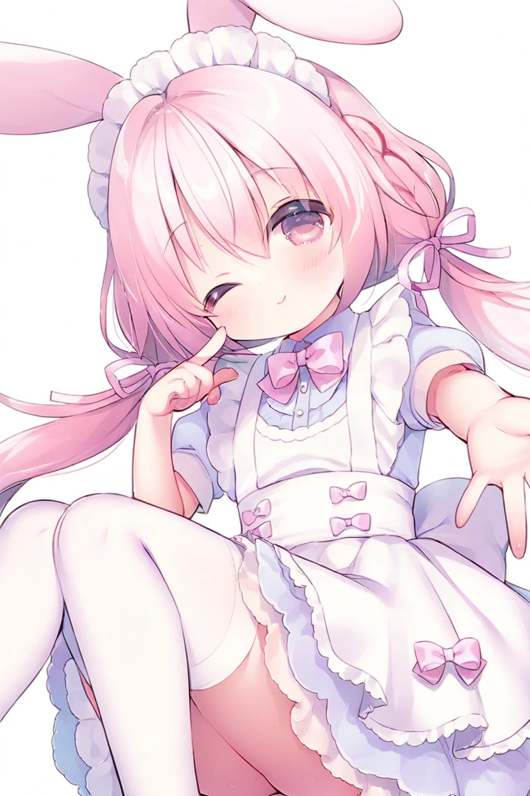 (best quality, masterpiece:1.2), illustrations, a cute girl, cute face, kawaii, early teens, very lovingly face, twintails, pink hair, small breasts, maid wear, (aroused, open mouth, blush cheeks, saliva trail:1.2), (vaginal penis:1.2), (a man), hetero, (lady sit astride on man), (lady on top), (lady spread legs), (motion blur with intense Sex:1.4), (cum out:1.2), BREAK (orgasm face, closed eyes, open mouth, gasp, blush cheeks, saliva trail:1.2), bedroom, bed, from below,