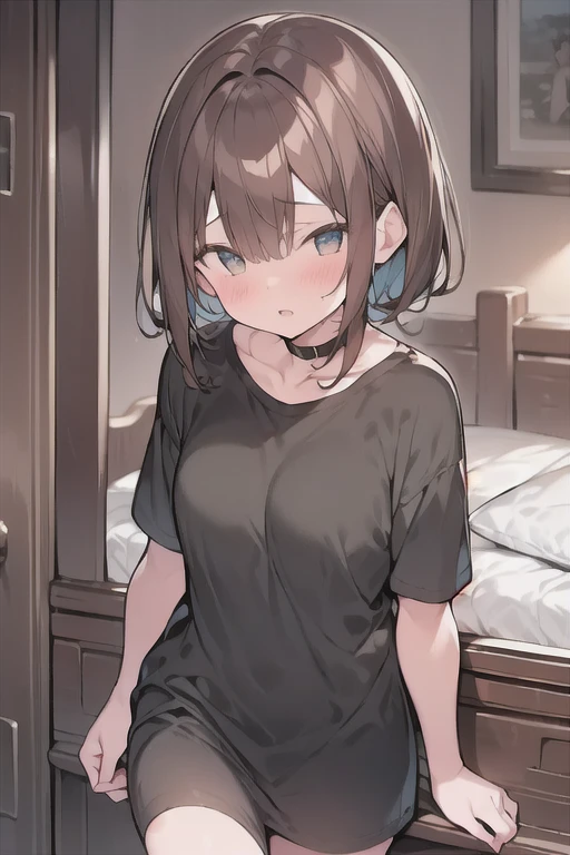 nsfw,3boys,multiple boys,1girl,male holding phone,photograph,rape,cry,gangbang,on bed,motion lines,