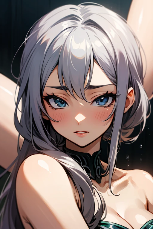 (Saggy: 2), (Saggy: 2), (Gigantic Breasts: 1.2, Cleavage), (Masterpiece: 1.2), (Best Quality: 1.2) Perfect Face, Sweaty, Micro Bikini: 1.5、,,Straight Hair, Forehead, Silver Hair, Barefoot,Turime: 1.5,,Narrow Waist:1.5 , (Highly Detailed Face, Realistic Pictures, Realistic Skin, Realistic Body, Intricate Details), Solo, Muscular: 0.5, Toned Abs, Grin,Photo Realistic:1.2,Perfect ???????, Squating,Spread Legs,Head Rest,Head Tilt,Barefoot,Dynamic Angle, 1 Girl, 5fingers,