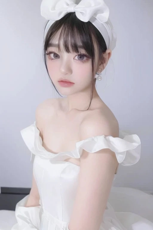 A 6 year old white Chinese girl with super large breasts and clearly visible prominent nipples, wearing a transparent towel and a lot of breast milk coming out, was masturbating until urine came out.