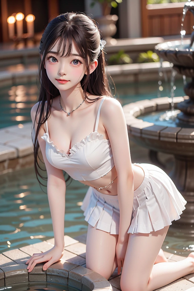 ulzzang-6500-v1.1, (original photo: 1.2), (realistic: 1.4), beautiful and detailed girl, sitting on the ground with open legs, facing the camera, very detailed eyes and face, beautiful detailed eyes, ridiculous, incredibly ridiculous, huge file size, super detailed, high resolution, actress, wearing transparent bikini, transparent, transparent panties, ((transparent panties: 1.5)), ((dynamic pose))), (knees bent legs sitting))