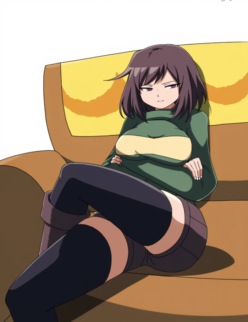 Übel (Best quality:1.3), (4K quality), ((detailed face)),((smile)), ((skinny body)), Green hairs, (beautiful breasts), cleavage, sexy, (((ecchi)) ), Skinny girl, skinny muscular woman, skinny body, perfect body, sexy skinny body, long thin legs, legs spread, NSFW, purple eyes, armpit, shoes, transparent shirt, wet shirt, white socks, hairy pussy