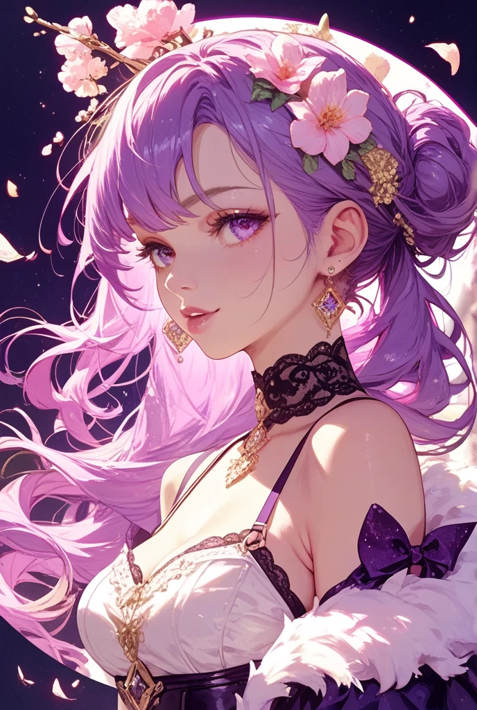 Topaz's Jewel Charm is round and colored purple, decorated with a pink bow on the top and a pink jewel in the centre with white gold linings, similar to the one on her necklace. SPARKLE; GLITTER