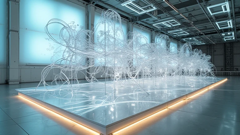 whole shot of a figure of a person in a glass figure dancing in a futuristic mirror reflective hall, transparent glass woman, person made of glass, transparent body, made of transparent plastic, blown glass figure, ballet dancer, clear silhouette, glass statue, clear figures, PVC articulated figure, elegant floating pose,  prima ballerina, ballerina, made of glass, knitting pose, professional 3d rendering, professional 3d, 3d rendered, cinema 4d