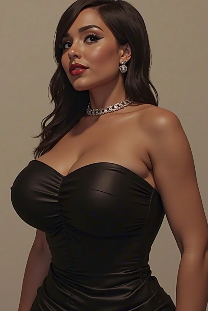 Masterpiece, RAW photo, best quality, photorealistic, extremely detailed CG unity 8k wallpaper, Depth of field, Cinematic Light, Lens Flare, Ray tracing imagine a sexy Mallu bhabhi with big breast and cleavage, South Indian lady, Dusky skinned, Dusky Indian , busty, Milf lady, 40 years old, wearing nurse dress ((Black party dress, shirt and skirt, tight partywear dress, VELVET , heavy necklace)) ((INTENSE MAKEUP, EYESHADOW, BLACK GLOSSY LIPSTICK)), Seductive, Very seductive, sensual, erotic, lusty , voluptuous, attractive figure, chu by, fatty, very chubby, fat lady, chubby belly, hands and thighs, sitting on a table, inside a party house, colorful abstract background 