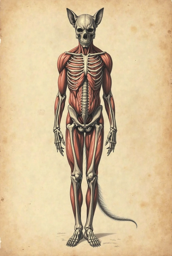 a close up of a drawing of a red skin man with a skeleton head, human figure, anatomical figure, the other a skeletal figure, anthropomorphic humanoid, human physique study, skeletal male figure, red disfigured figure, human form, red man, art study of a body, man standing, anthropomorphic _ humanoid, detailed humanoid