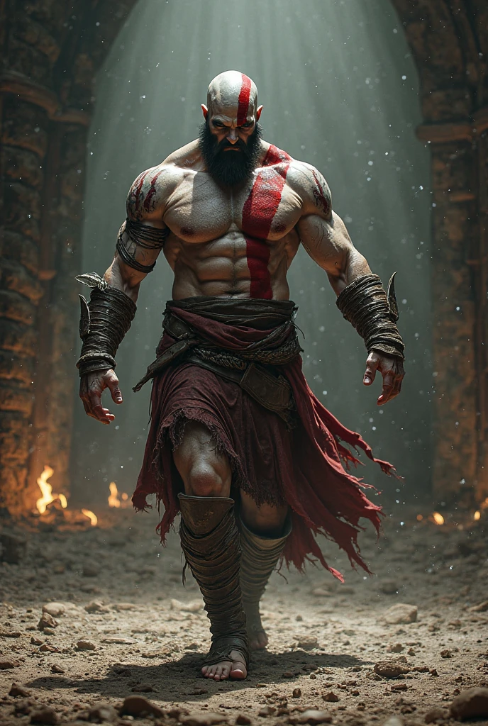 kratos god of war, naked, big penis, masturbandose, ejaculating, xxx 