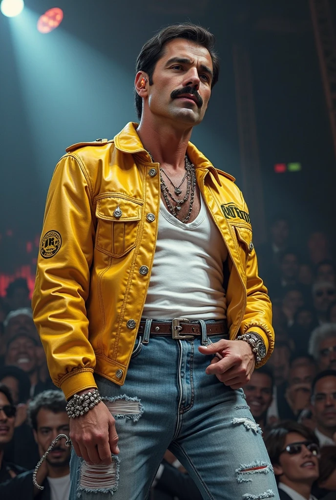 A very fit man with lots of muscles, big penis, engaging in a strip tease, dressed as a police officer, at a bachelorette party. (best quality,4k,8k,highres,masterpiece:1.2),ultra-detailed,(realistic,photorealistic,photo-realistic:1.37), HDR, UHD, studio lighting, extreme details, vivid colors, bokeh, portraits, exotic colors, energetic atmosphere, sexy, seductive expression, muscular body, toned abs, sculpted biceps, arresting tattoos, police uniform, complete with badge and hat, confident posture, flirtatious eye contact, playful dance moves, sparkling disco lights, excited cheering and laughter, luxurious bachelorette venue, elegant decorations, sophisticated cocktails, vibrant atmosphere, lively music, joyful celebration. No nudity, safe for work