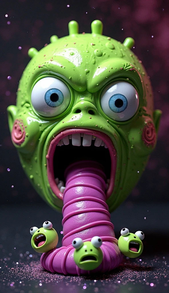 Terrifying eldritch candy-land dreamscape of sweet sugary nightmares and chocolatey horror, vivid colors, twisted trypophobic candy kingdom, full of frightful candy abominations, beautiful, ultra detailed, ultimate details, amazing details, super sharp details, masterful, (masterpiece:1.2), intricate details, best quality, high quality, rich vibrant vivid colors, ultra high res, cinematic still, 4k, 8k uhd, extremely intricate, extremely detailed, amazing, fine detail, high resolution, perfect, wonderful, ultrarealistic, photorealistic glowing, shine, shiny
