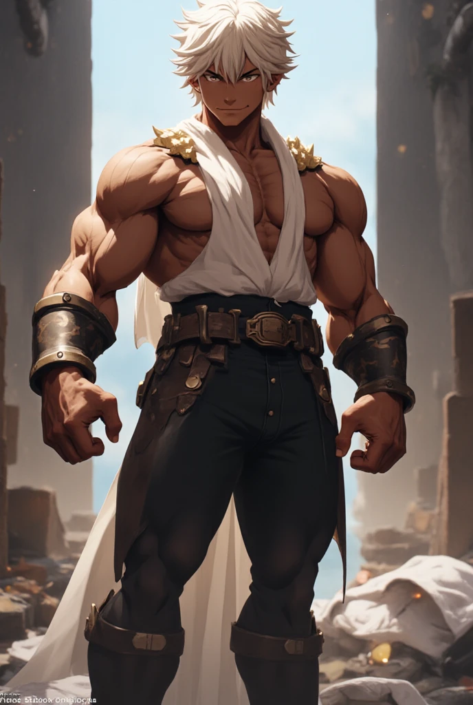 Muscular man full body