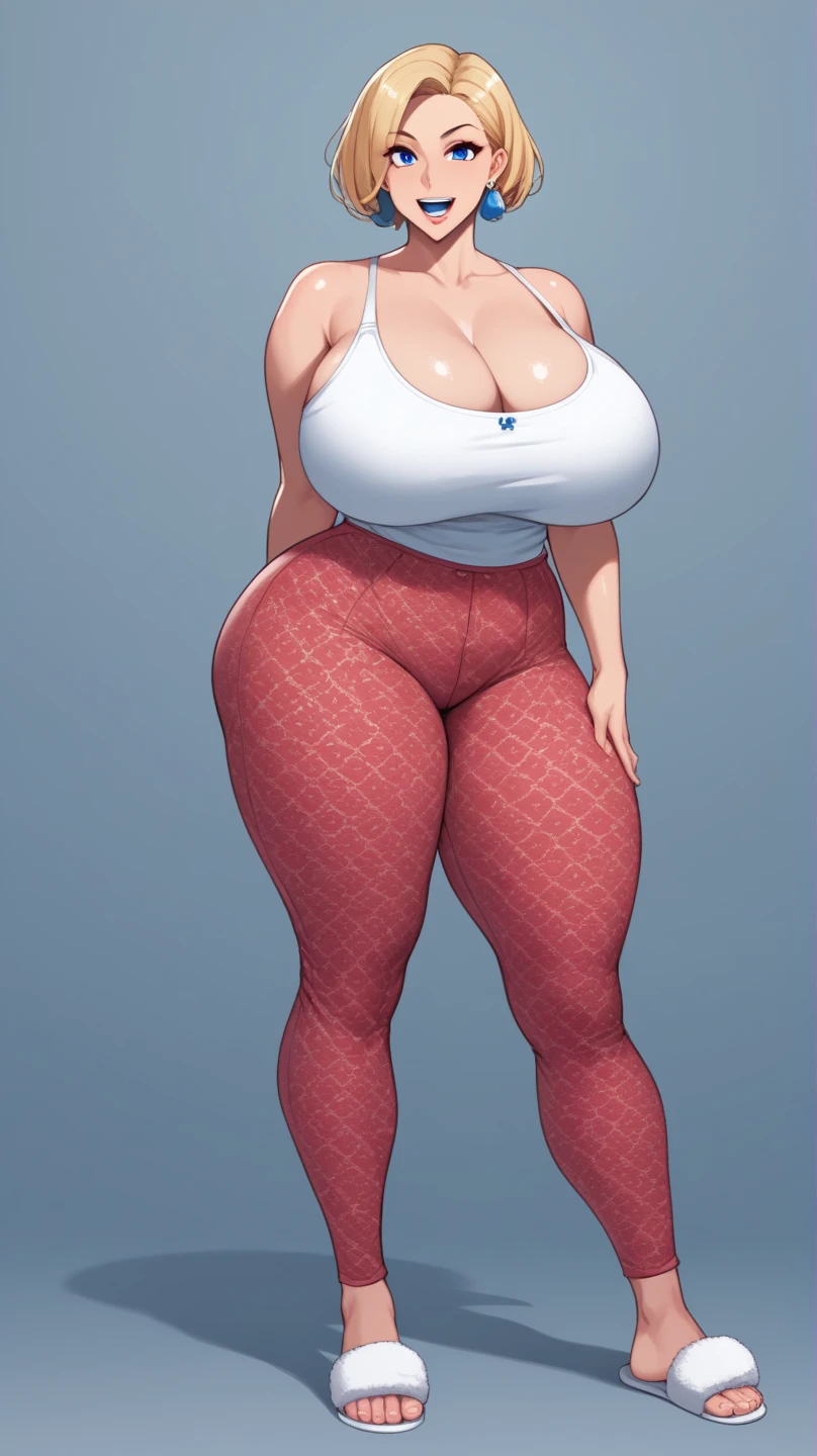 Family guy , female milf, big , Better quality ,lips , Looking , (((yellow short hair))), red shirt , solo ,Huge Breasts , short skirt ,Full body , BLUE pupils