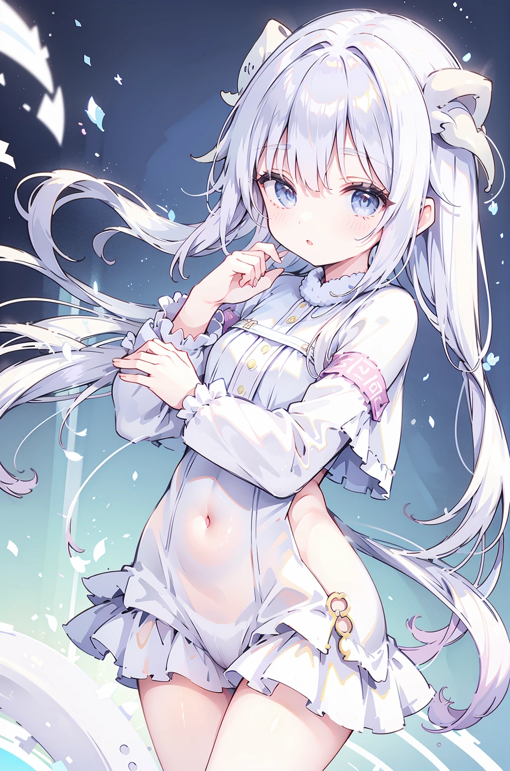 masterpiece,1girl,   <lora:lemalinbunny-000004:1>, <lora:kincoraStyleLora66MB_8DimUNETOnlyFORNAI:1>,white hair,playboy bunny,