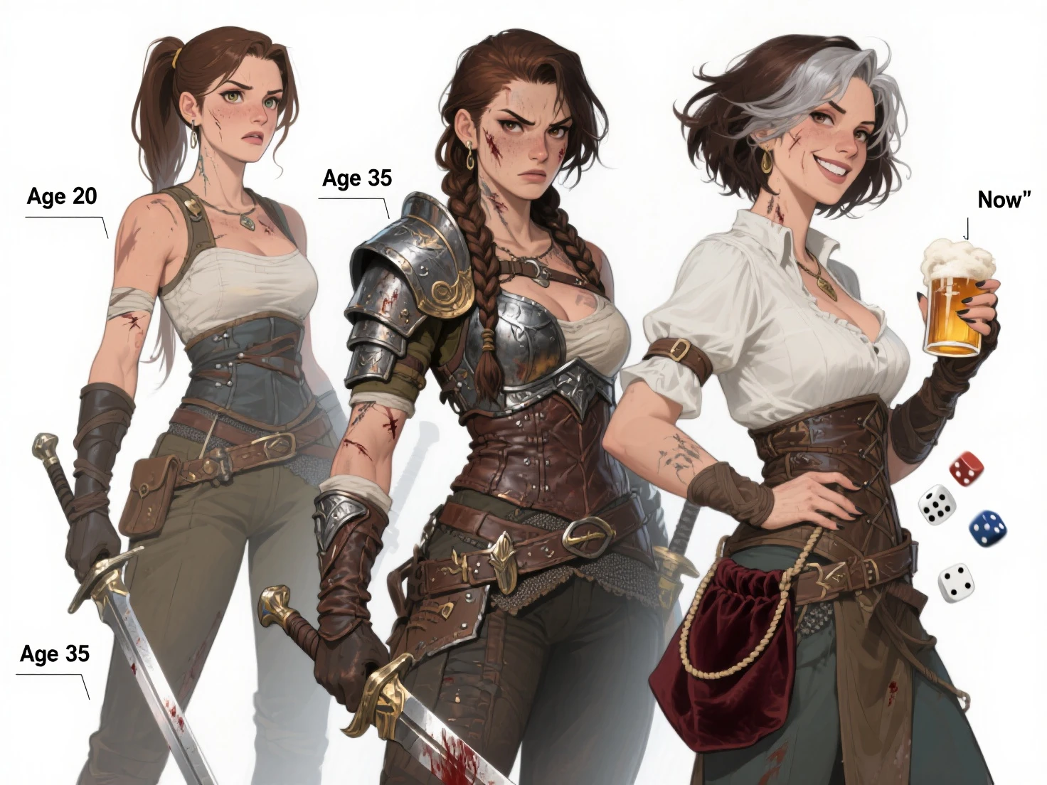 (inked original-art:1.2),(lineart:1.33),ultra high res, detailed face, (masterpiece, best quality), intricate details, 1girl, elf, pointy ears, curly hair, blouse, corset, pouches on waist, round glasses, harness, tool belt, tools, armor, armour, satchel, solo, wizard,