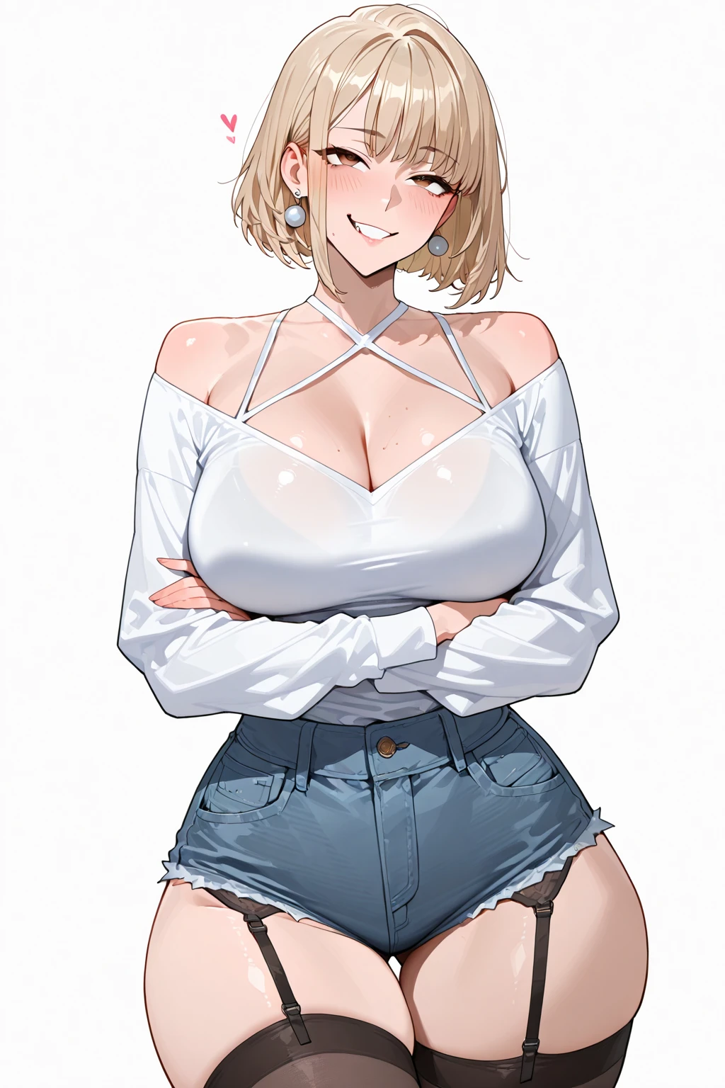 score_9, score_8_up, score_8, rating_questionable, 1girl, large breasts, casual clothes, looking at viewer, smile,