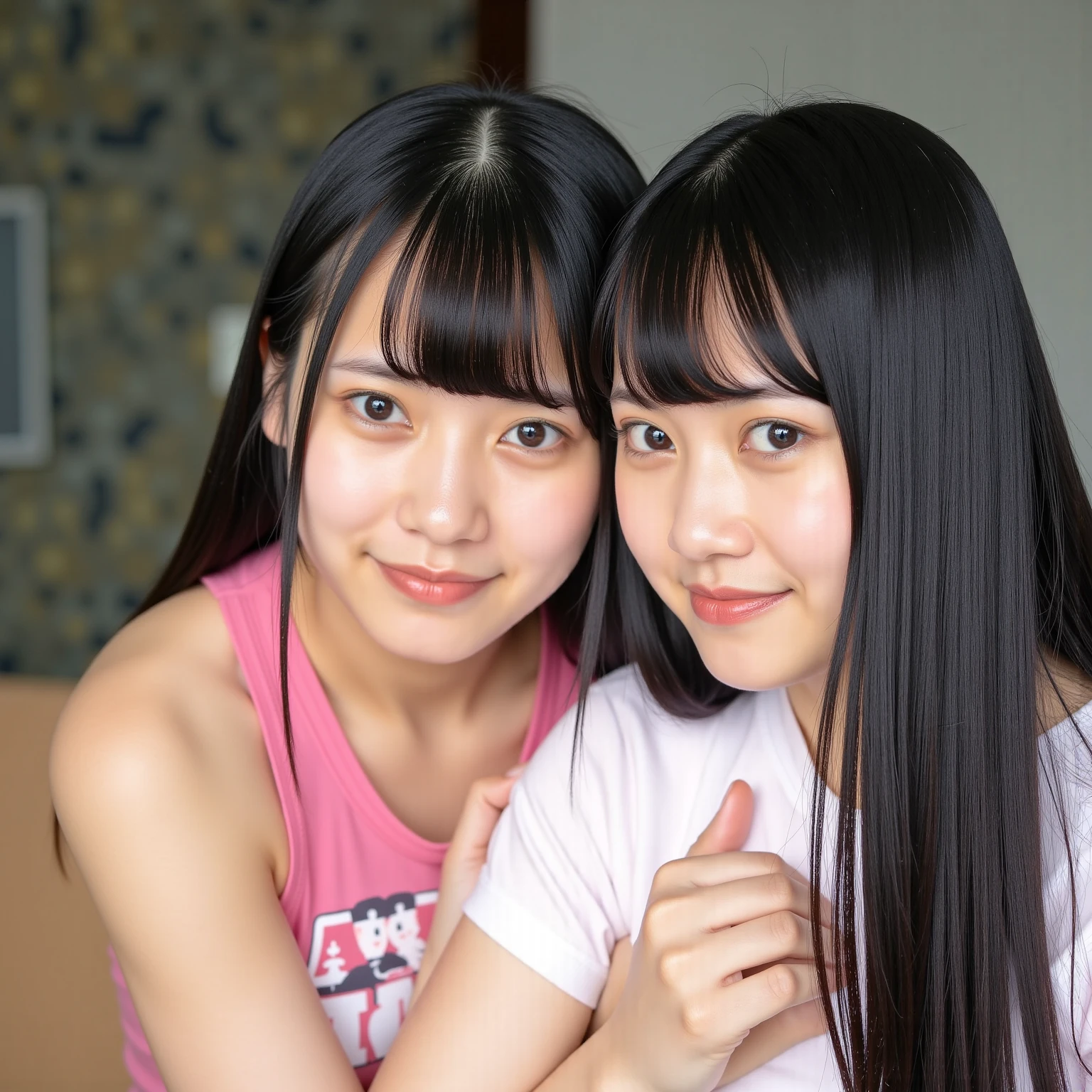 (top-quality、8K、32K、masuter piece、nffsw:1.2)、Cute Japan Girl、女の子1人、short-hair、profile、(Split abs、slim figure:1.2)、(s lips) 、（Black hair）、二重まぶた、shinny skin、Realistic rays、mare、beauitful face、(A smile:1.3)、crouching down、(From  above:1.2)、(a closeup:1.4)、shores、Orange T-shirt、blurry backround、(Front Focus)、(Dark: 1.6)、Fantasy Art、photoRealstic、Professional Lighting、extra detailed face、Award-winning、deep-shadows、