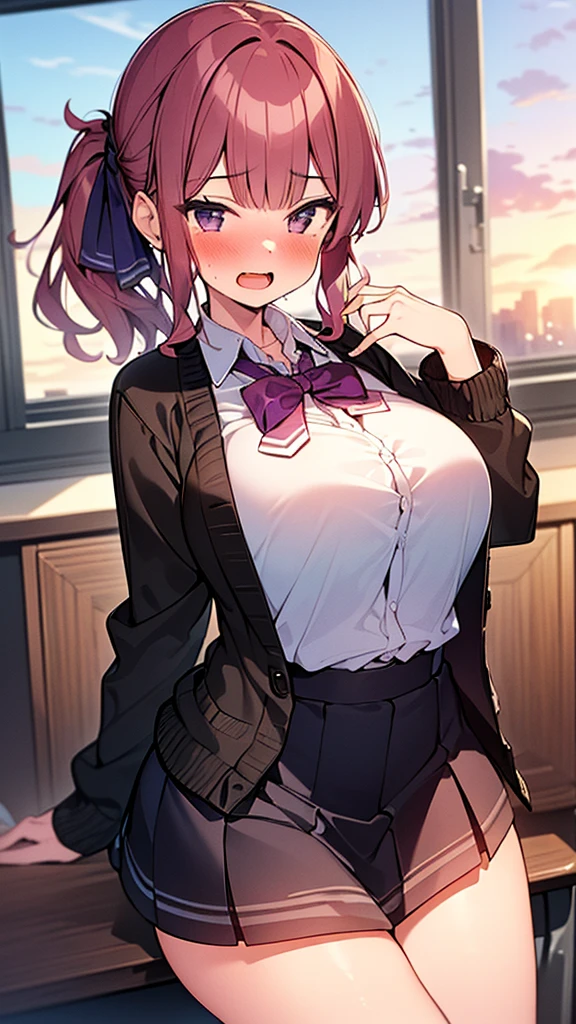 Ren smiling slightly large breasts best quality masterpiece