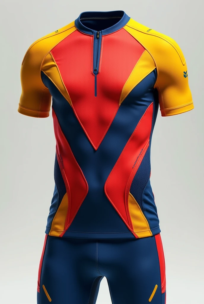 Australia Olympics uniform in blue colors, red and white