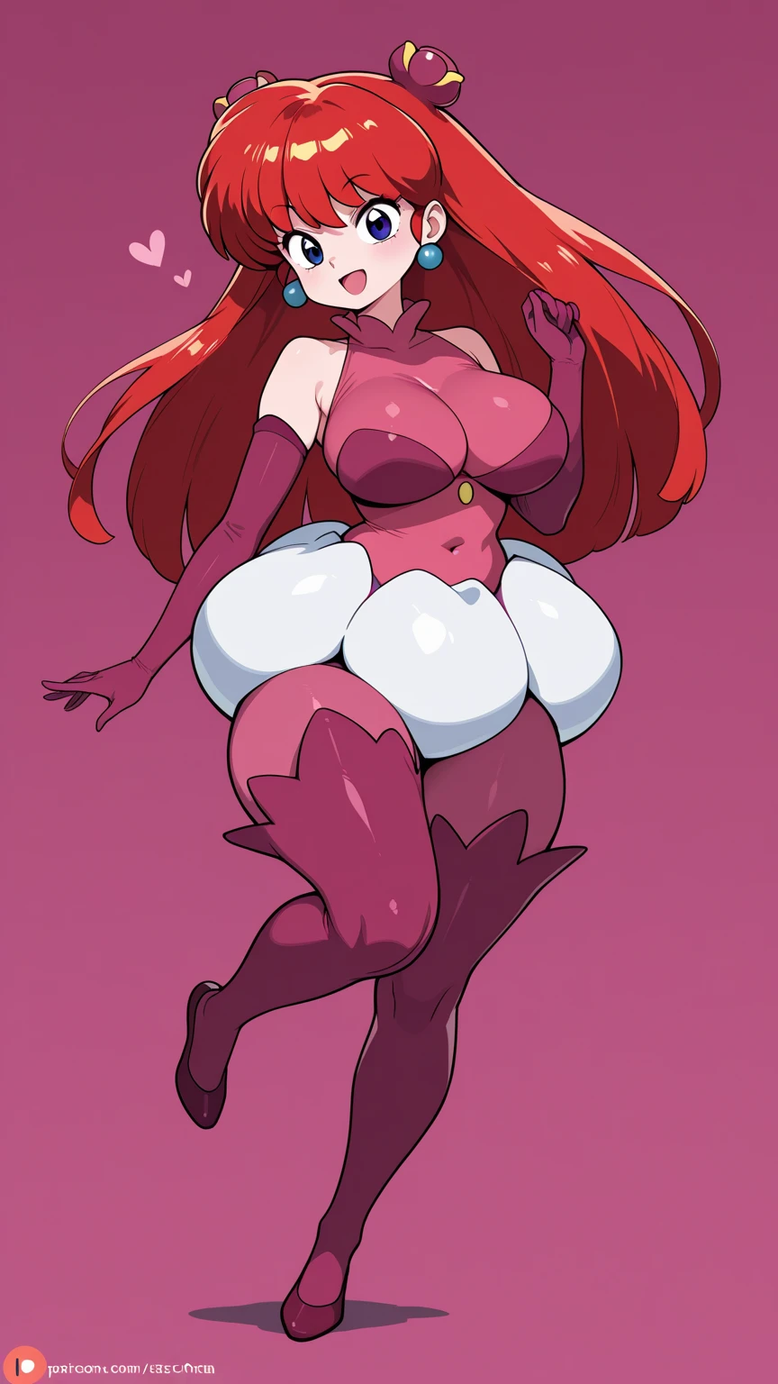 (masterpiece, best quality, Highly detailed, Highly detailed, High Quality, perfect quality, good quality, HDR, UHD), Score_9, score_8_up, Betilla the nymph, (((1girl, solo, alone))), red hair, long hair, black eyes, curvy, freckles, huge breasts, thick thighs, wide hips, looking at viewer, smile, blush,
((( naked, nude, nipples, vagina ,kneeling, from back, from behind ))),
sexy pose, dynamic pose, dynamic angle, cowboy shot,
outdoor, forest, day,