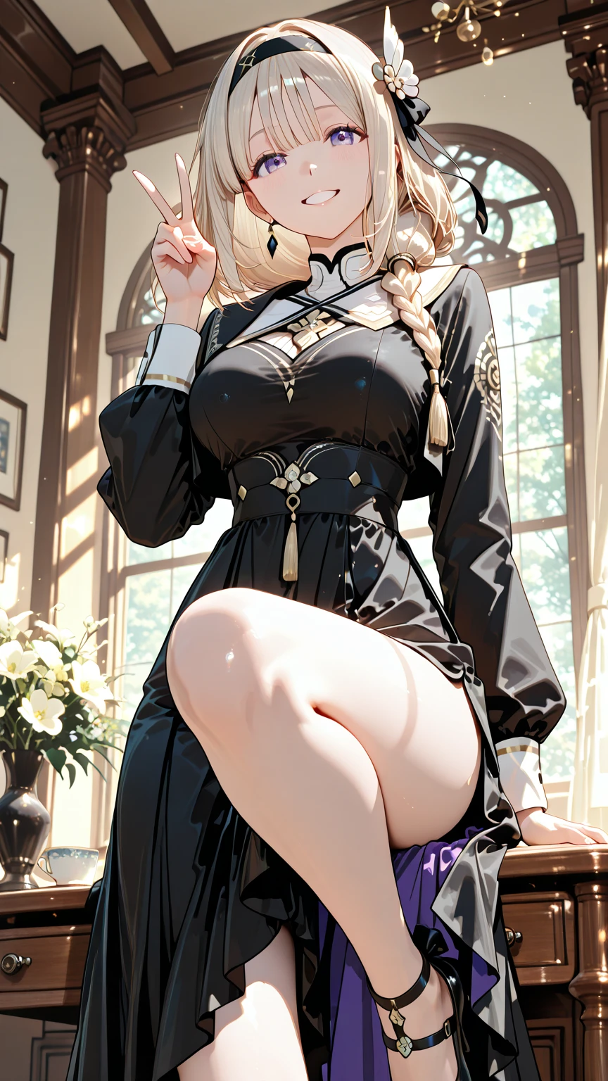 (​masterpiece:1.2)、top-quality、hight resolution、unity 8k wall paper、(illustratio:0.8)、(beatiful detailed eyes:1.6)、extra detailed face、Perfect litthing、Highly detailed CG、(Halloween)、 The most fantastic scenery、Hazy background、(perfect hand、perfect anatomia)、Opening legs　From below　From the ground　Cosplay Girls　Underwear pattern　Look away and peek　NSFW