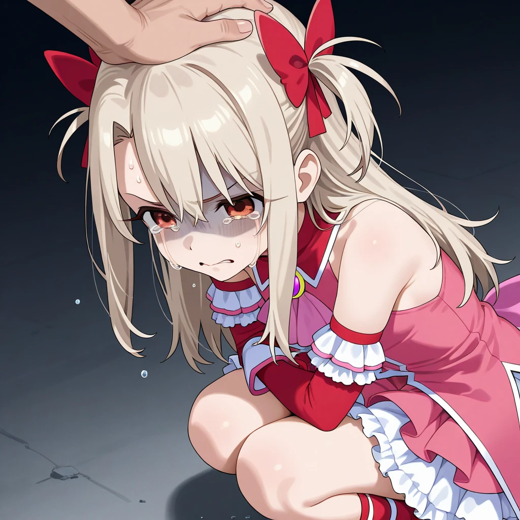 Best Quality, masutepiece、(cute petit girl:1.3), flat chest,Beautiful pink eyes、Lori、(Cuteness beyond limits),lovely thighs,glowing thigh,is crying,naked girl、(Shibari, arms behind back:1.4), (Shibari, arms behind back:1.4), (hands behind back),(((Violence、Girl suffering from severe pain due to electric shock))))、(((The girl has a chain wrapped around her body:1.5)))、(((woman hit with stun gun、severe pain in the groin,,,,,,,,,:1.5、electric shock:1.3、discharge:1.5、Open your mouth and suffer:1.5、drool and suffer:1.5)))、Chained to the crotch like BDSM、Metamorphosis、Chained to the crotch like BDSM、Chained to the crotch like BDSM、hanged girl、Crotch rope、Crotch rope、(naked girl)